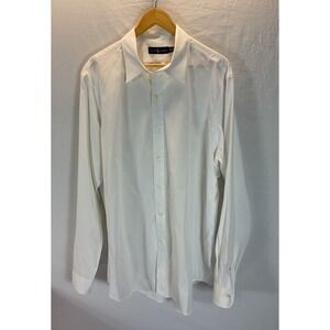 Ralph Lauren Polo Shirt Mens XXL White Classic Fit Short Sleeve Button Down Prep